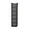 Household Essentials Gray Linen 6-Shelf Hanging Closet Organizer